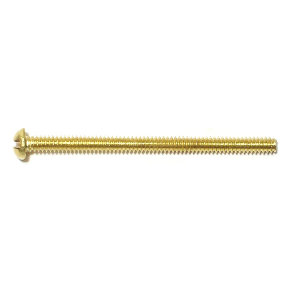 image of 6-32 X 2 Slotted Round Machine Screw