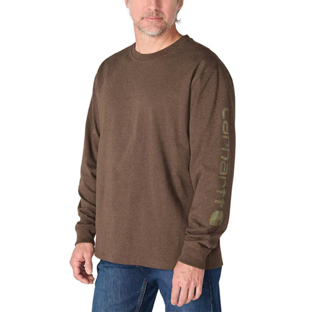 image of Men's Dearborn Loose Long Sleeve Logo T-Shirt