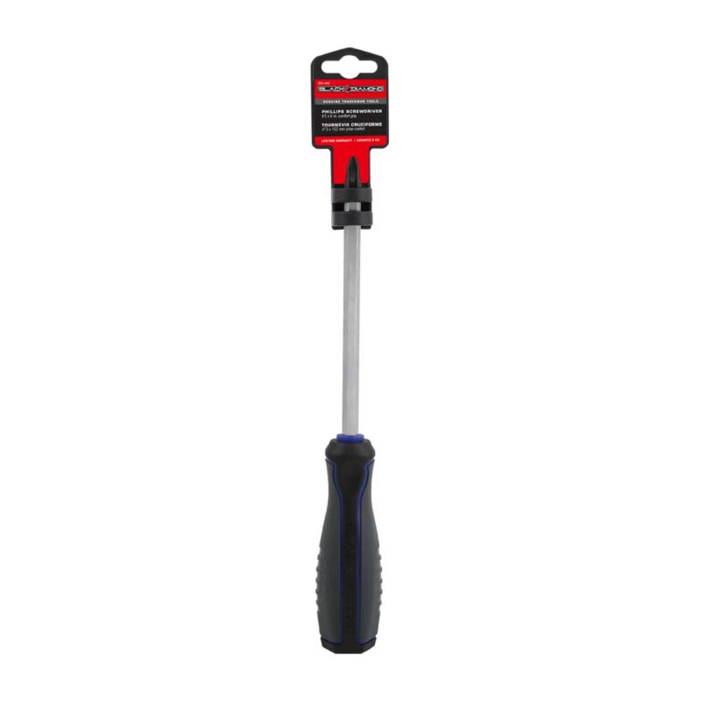 image of Black Diamond #3 x 6-inch Comfort Grip Phillips Screwdriver