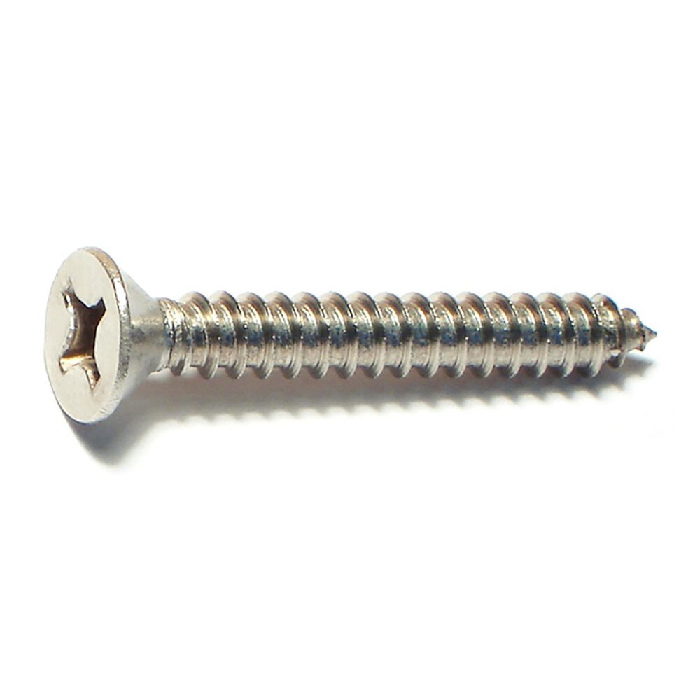 image of 12 x 1-1/2 Phillips Flat Sheet Metal Screws - 82235