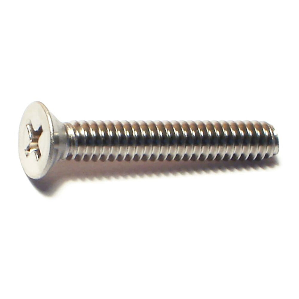 image of 10-24 x 1-1/4 Phillips Flat Machine Screws - 82444