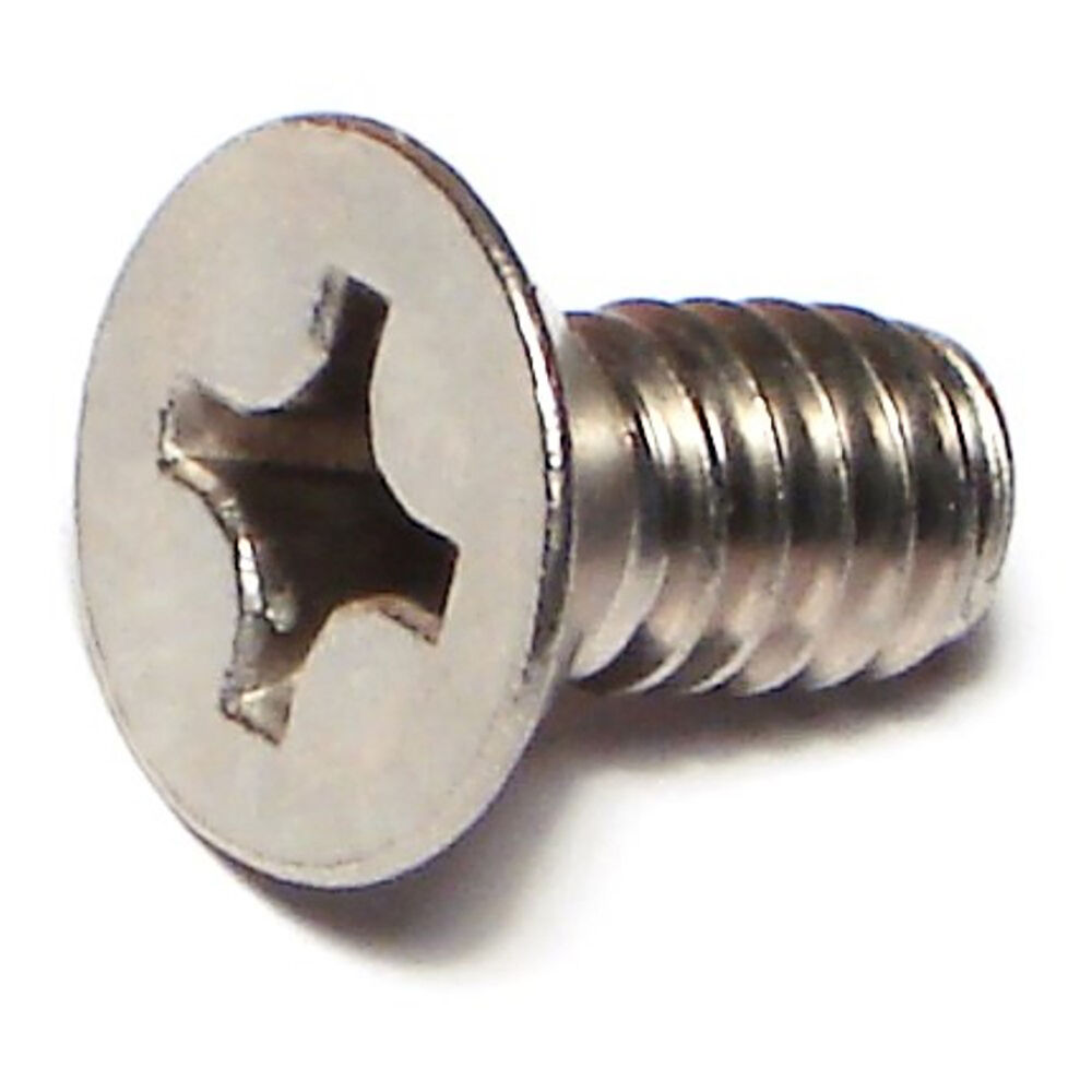 image of 1/4-20 x 1/2 Phillips Flat Machine Screws - 82451