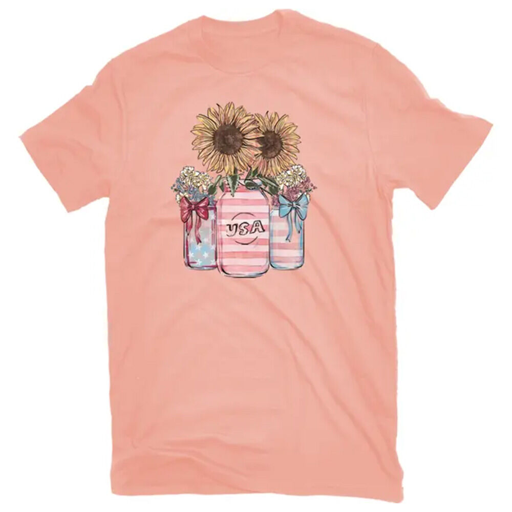 image of Women's Two Sunflower Jars T-Shirt