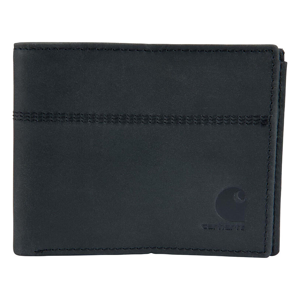 image of Men's Nubuck Leather Bifold Wallet