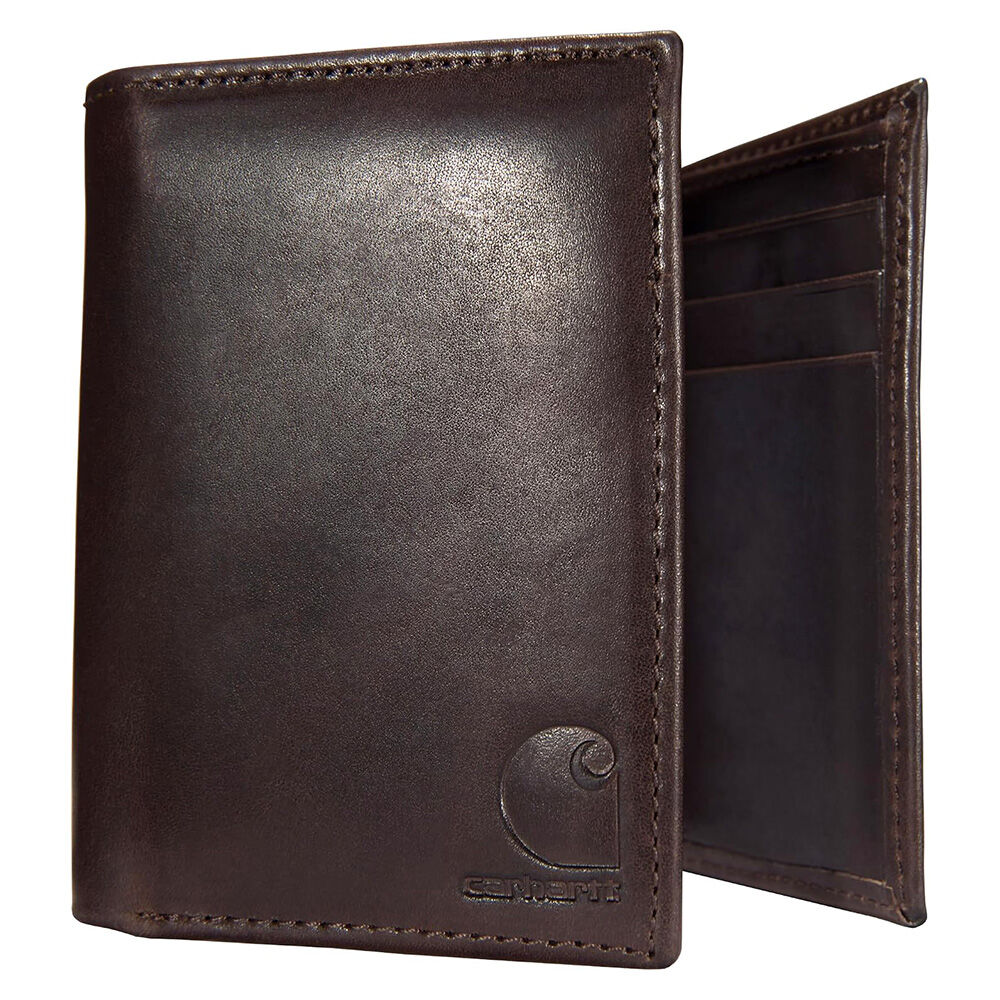 image of Men's Oil Tan Leather Trifold Wallet