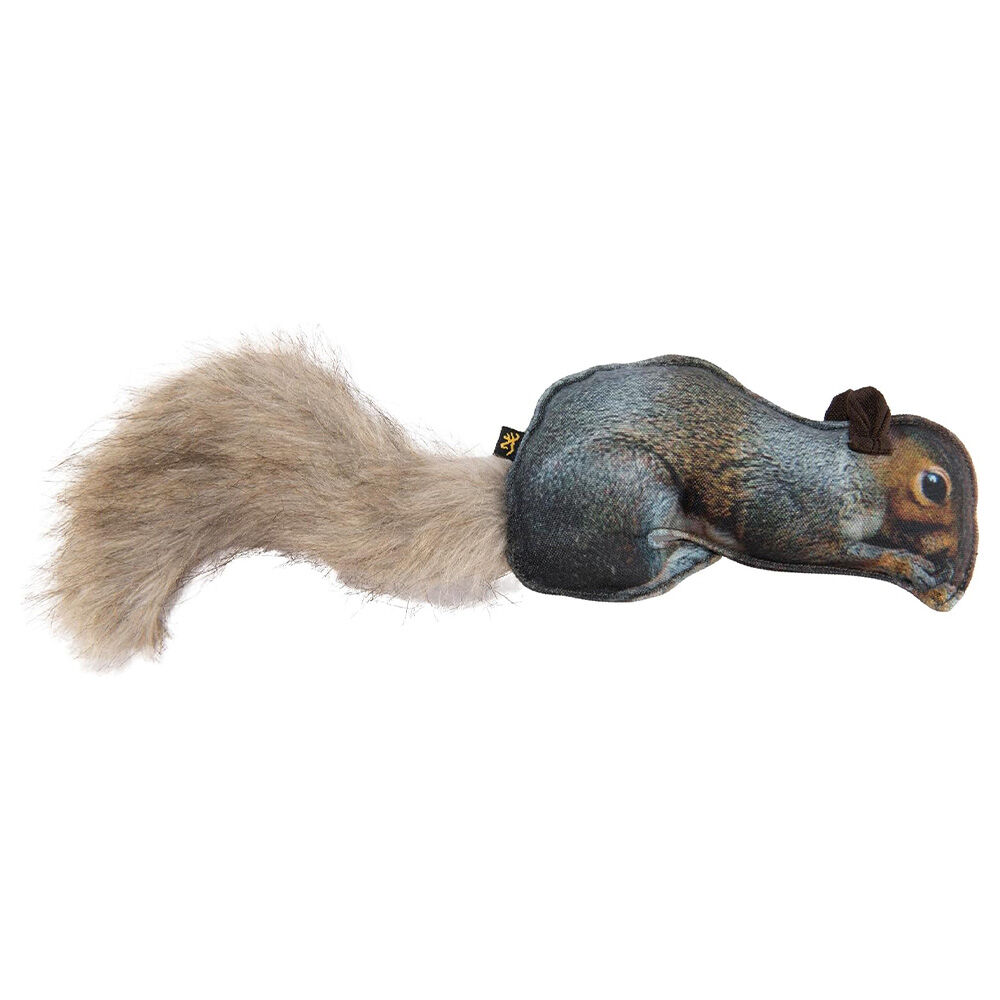 image of Squirrel Fabric Squeaker Chew Dog Toy