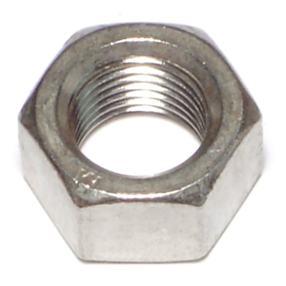 image of Hex Machine Screw Nuts, 1/2-20, Stainless, 1-Piece
