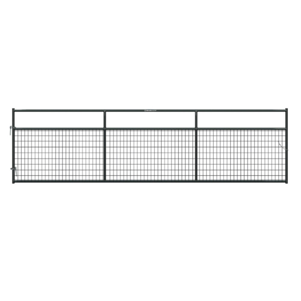 image of 14 ft Frontier Wire-Filled Gate, Gray