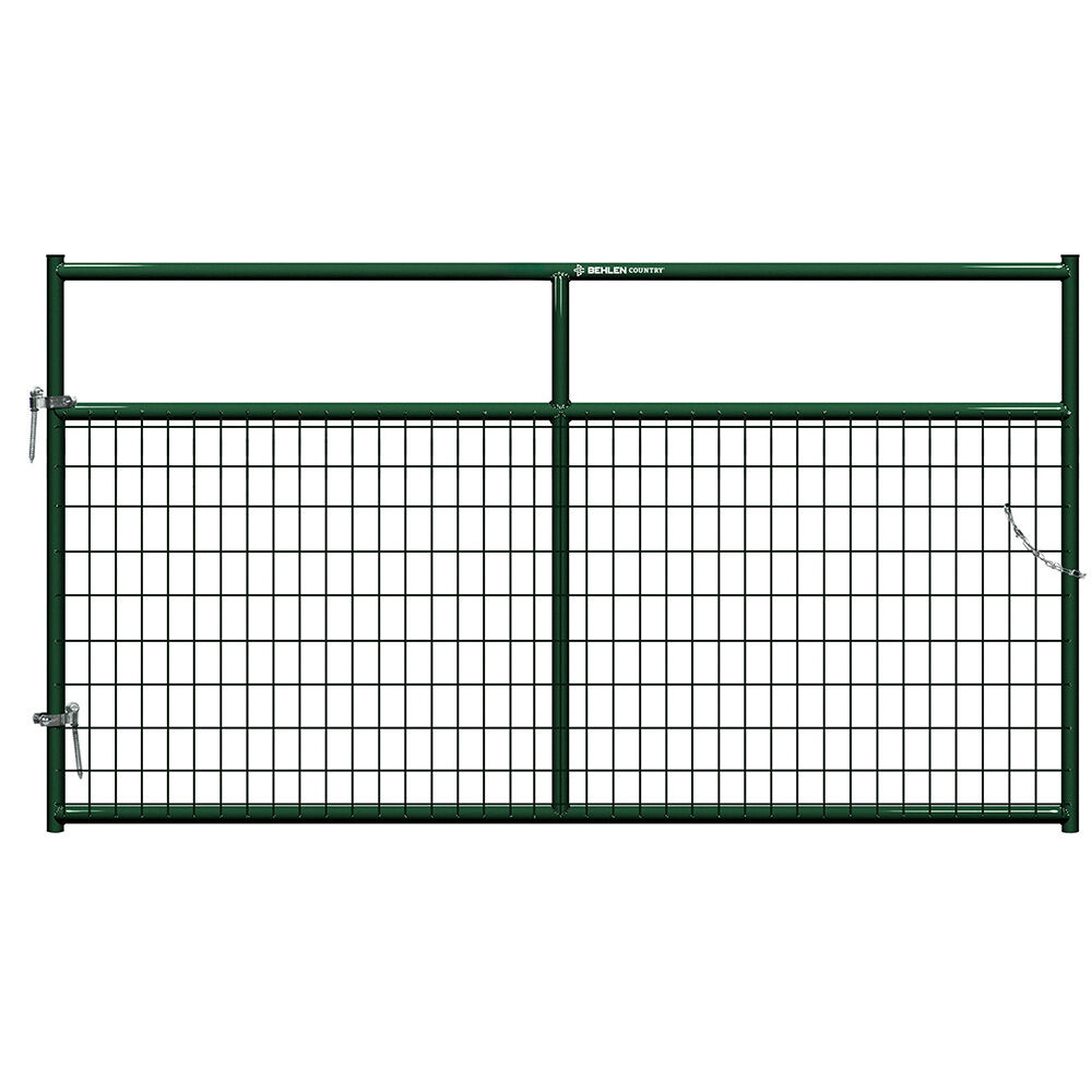 image of 8 ft Frontier Wire-Filled Gate, Green