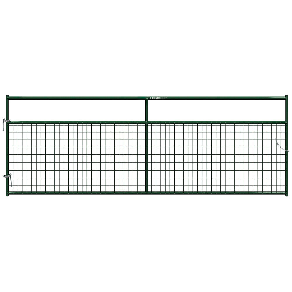 image of 12 ft Frontier Wire-Filled Gate, Green