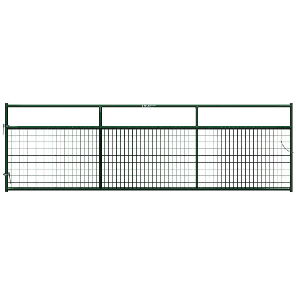 image of 14 ft Frontier Wire-Filled Gate, Green