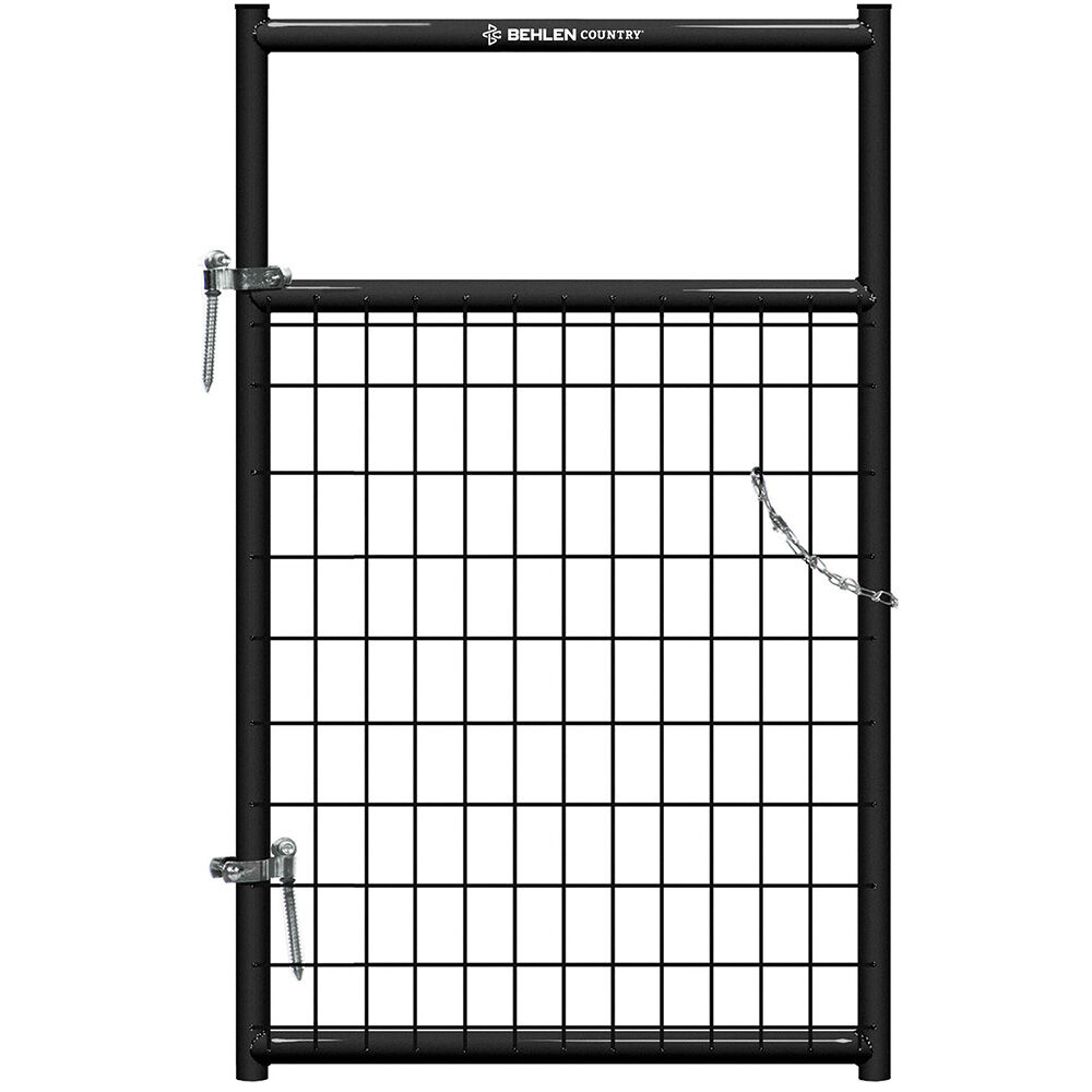 image of 3 ft Frontier Wire-Filled Gate, Black
