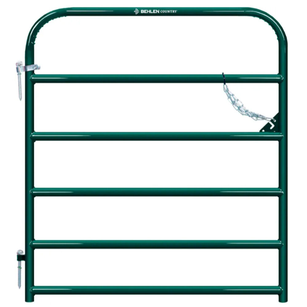 image of 4 ft Heritage Round Corner Gate, Green