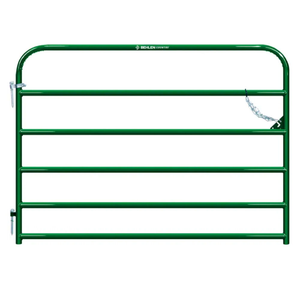 image of 6 ft Heritage Round Corner Gate, Green