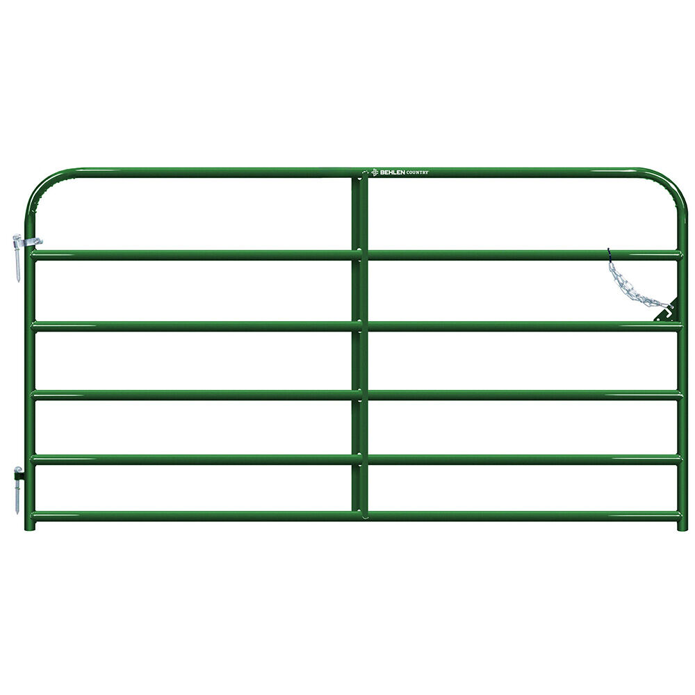 image of 8 ft Heritage Round Corner Gate, Green