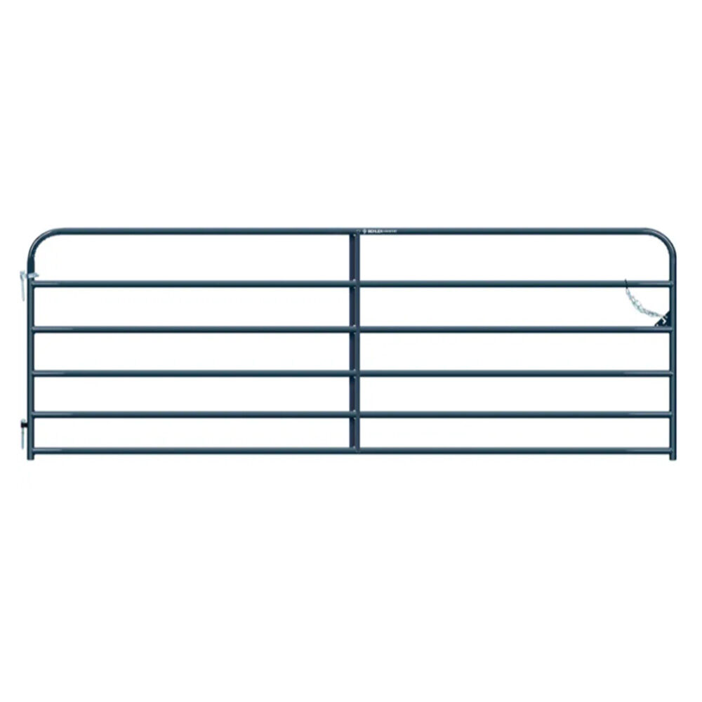 image of 12 ft Heritage Round Corner Gate, Gray