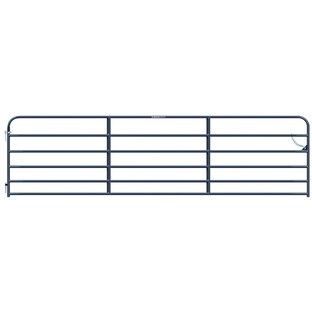 image of 16 ft Heritage Round Corner Gate, Gray