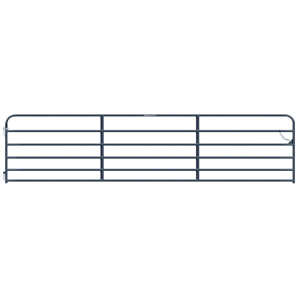 image of 18 ft Heritage Round Corner Gate, Gray