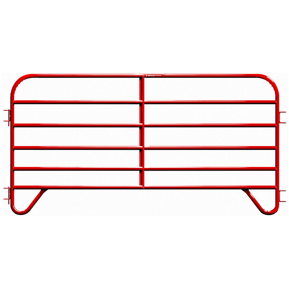 image of 10 ft Pioneer Corral Round Panel, Red