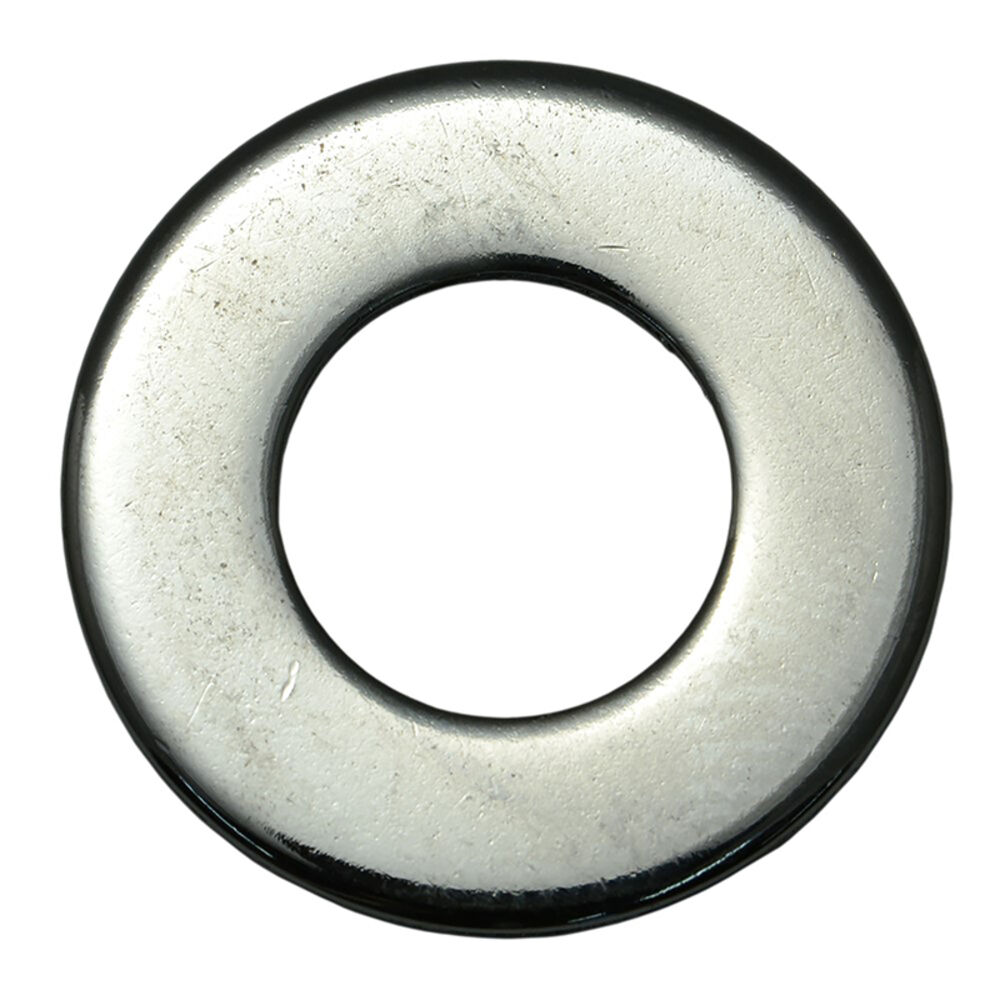 image of SAE Flat Washers, 3/8, Chrome, 1-Piece
