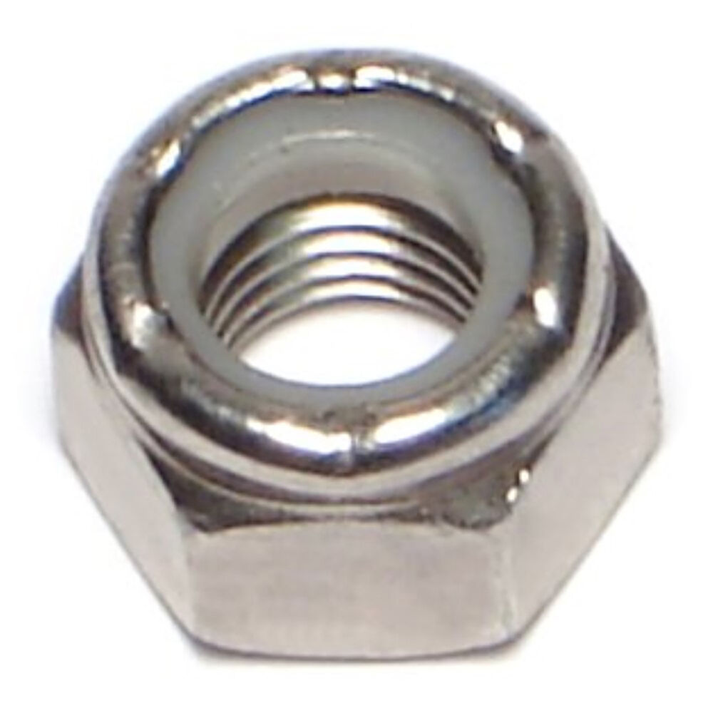 image of Nylon Insert Lock Nuts, 5/16-24, Stainless, 1-Piece