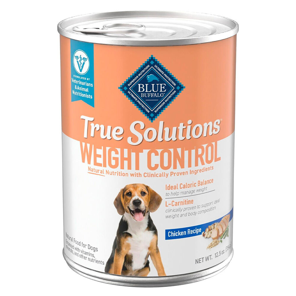 image of Wet Dog Food- True Solutions Weight Control, Chicken, 12.5 oz