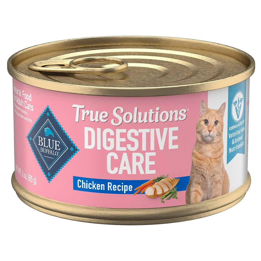 image of Wet Cat Food- True Solutions, Digestive Care, Chicken, 3 oz