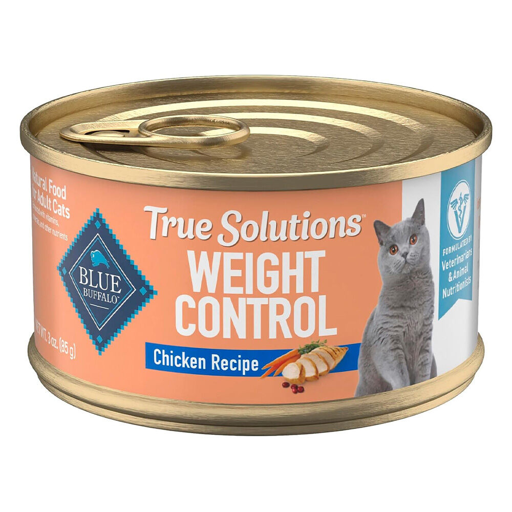 image of True Solutions Fit and Healthy Weight Control Chicken Wet Cat Food, 3 oz