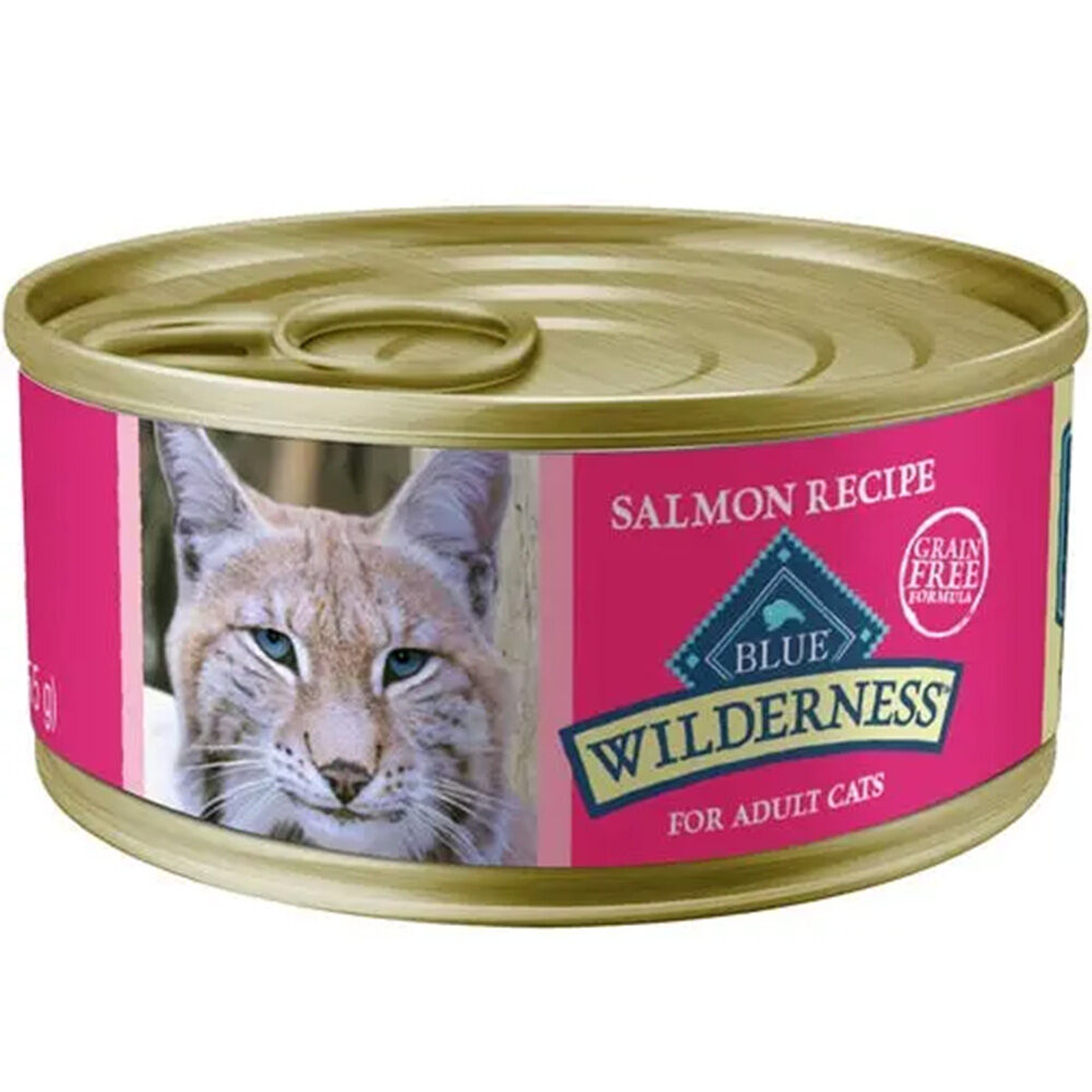 image of BLUE Wilderness Wet Cat Food, Salmon, 5.5 oz