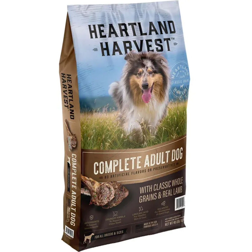 image of Dry Dog Food, Whole Grains and Lamb, 40 lb