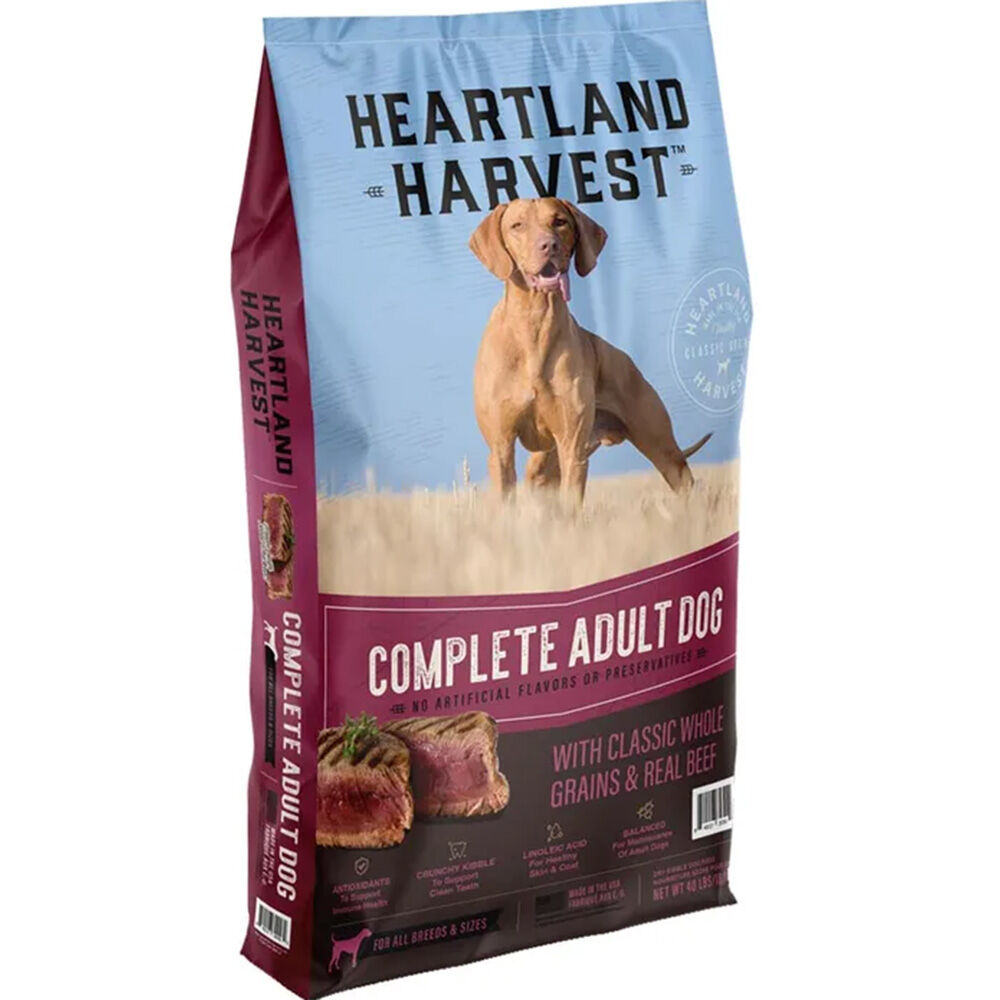 image of Dry Dog Food, Whole Grains and Beef, 40 lb