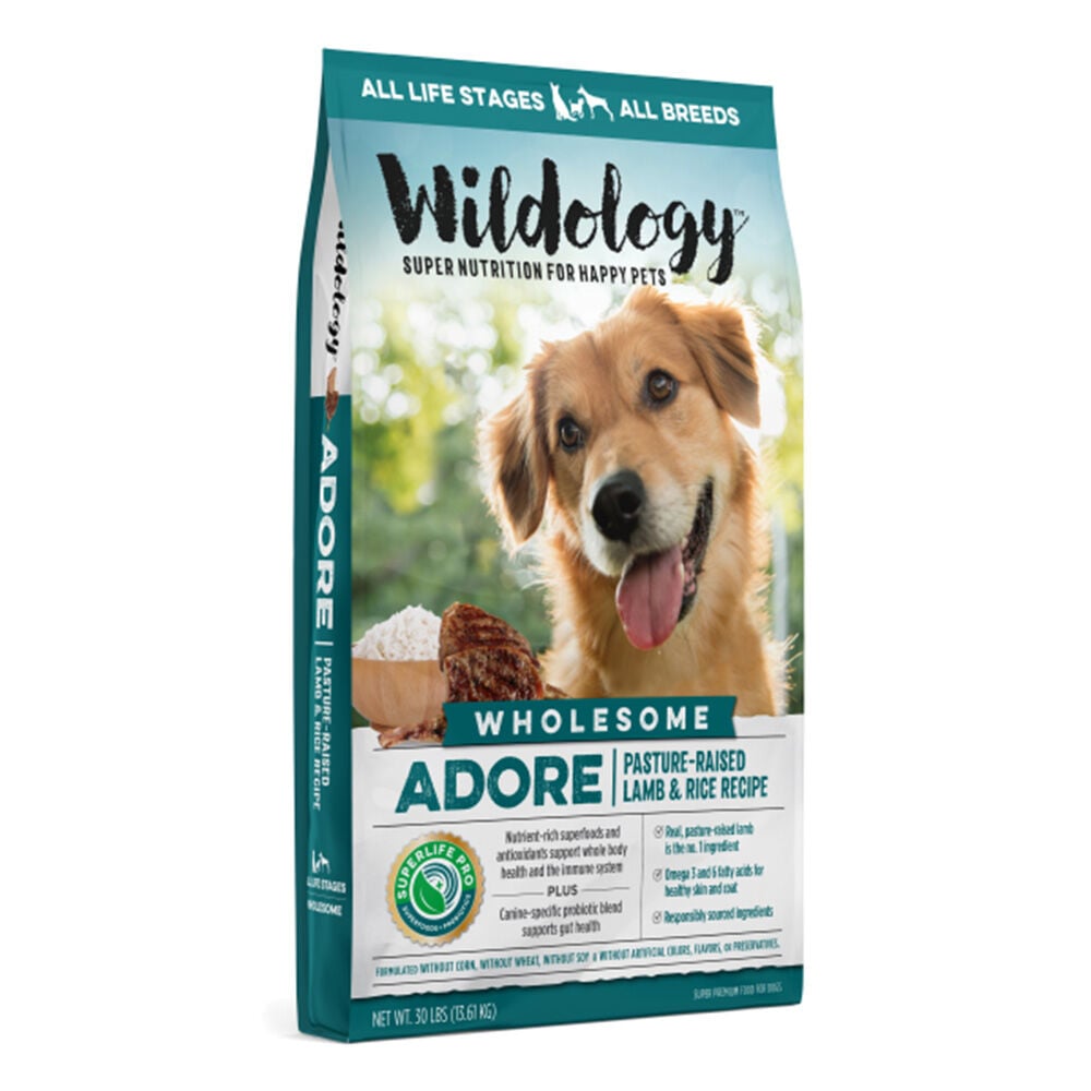 image of Dry Dog Food- ADORE Pasture-Raised Lamb & Rice, 30 lb