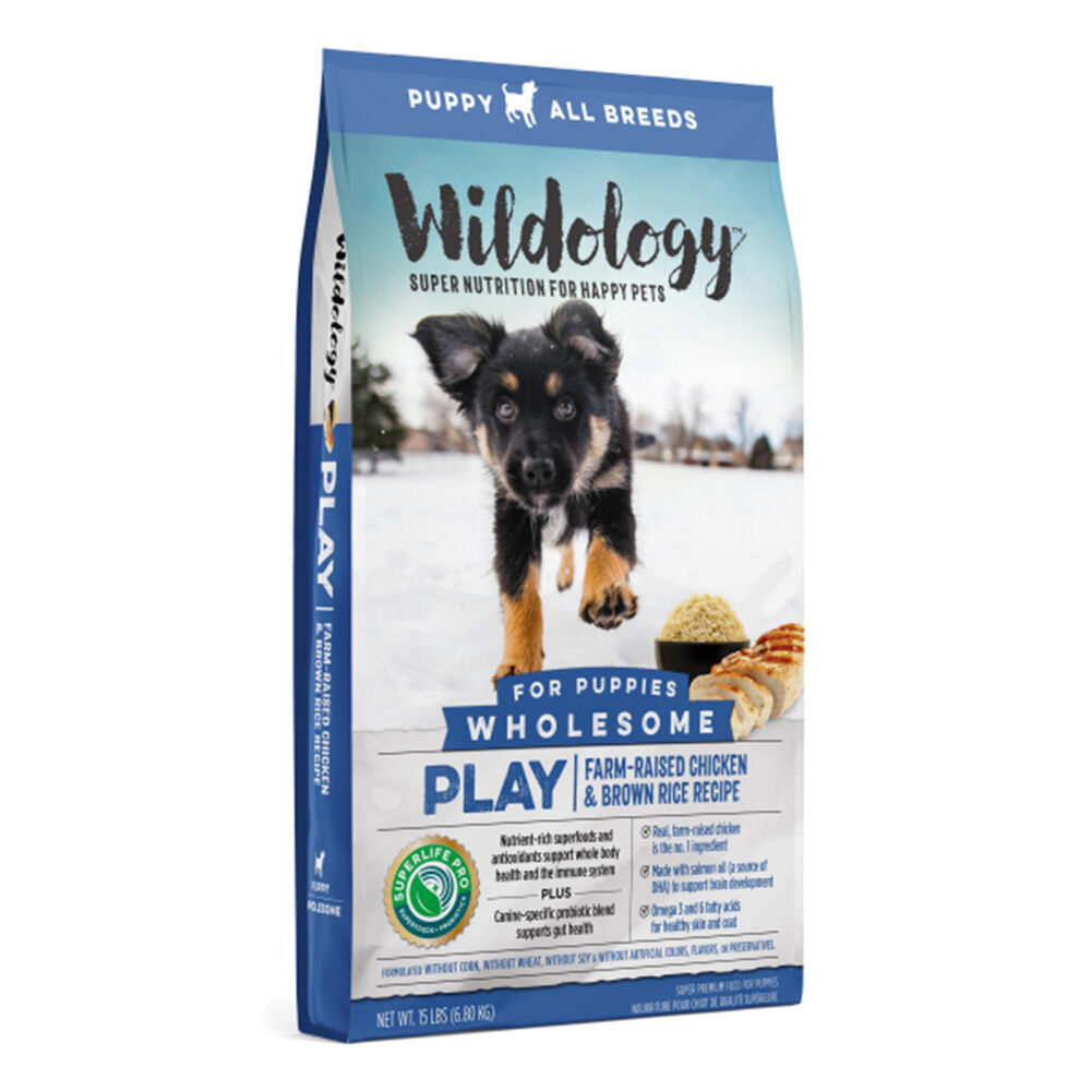 image of Dry Puppy Food- PLAY Farm-Raised Chicken & Brown Rice, 30 lb