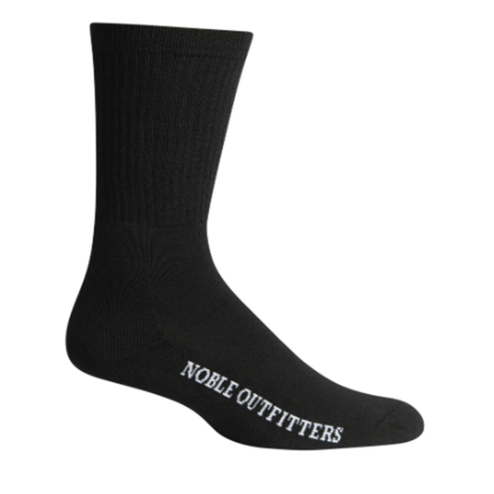 image of Men's Performance Crew Sock- White, 6 Pack
