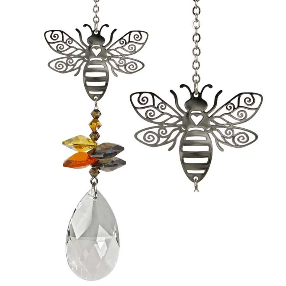 image of Crystal Fantasy Sun Catcher- Bee