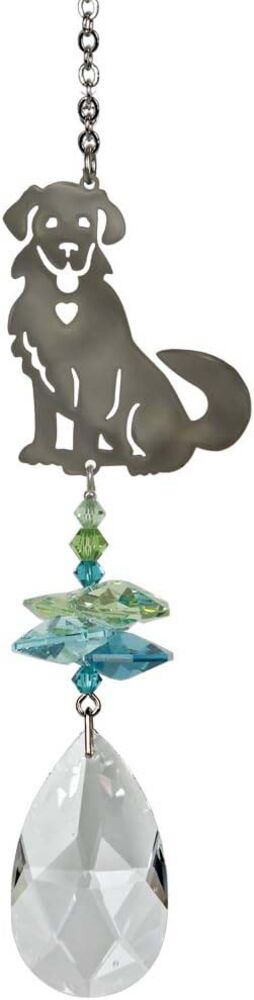 image of Crystal Fantasy Sun Catcher - Dog