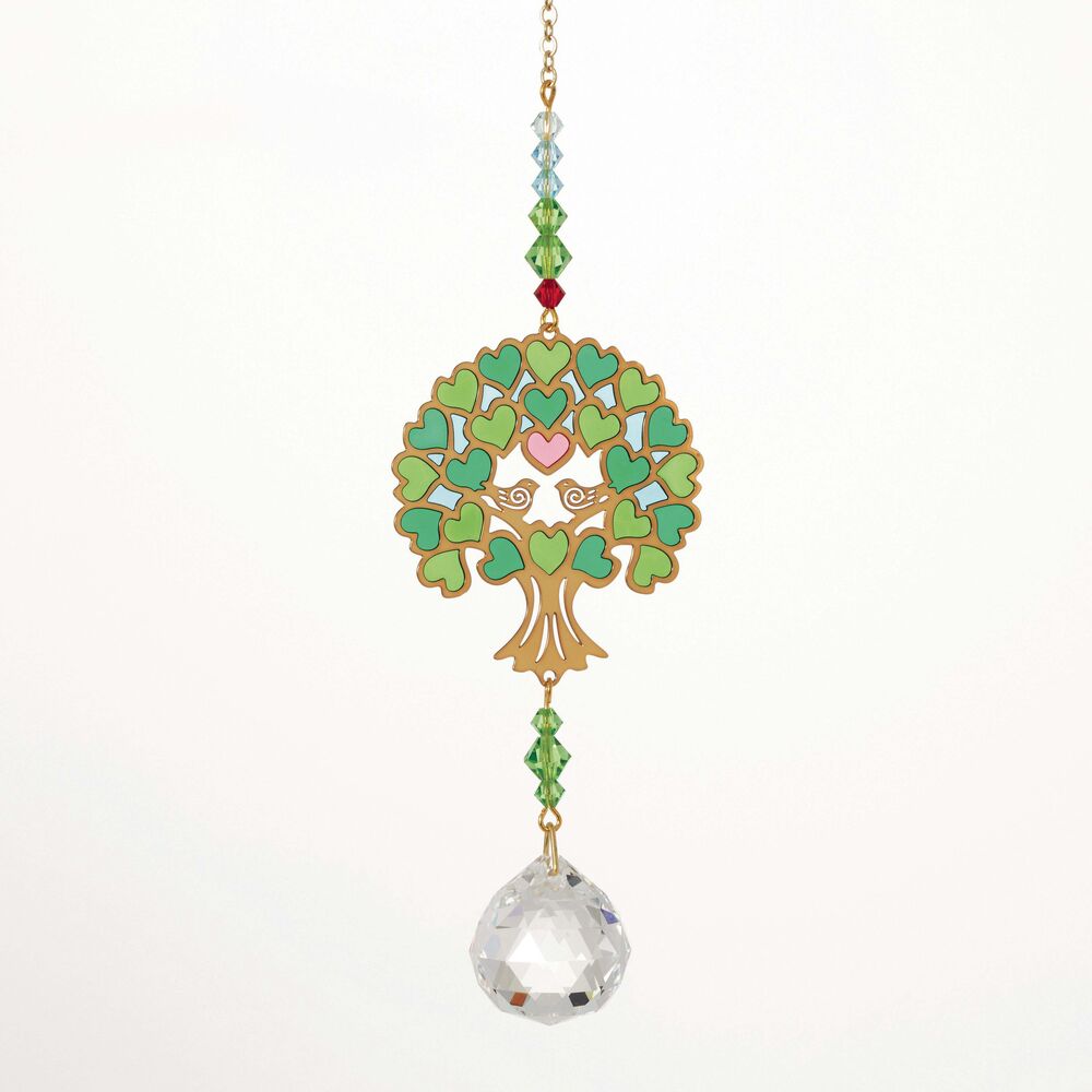 image of Crystal Dreams Sun Catcher - Tree of Life