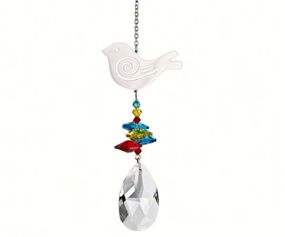 image of Crystal Fantasy Sun Catcher - Bird