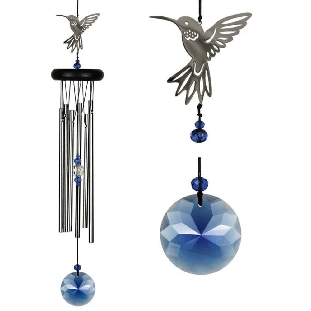image of Crystal Hummingbird Wind Chime