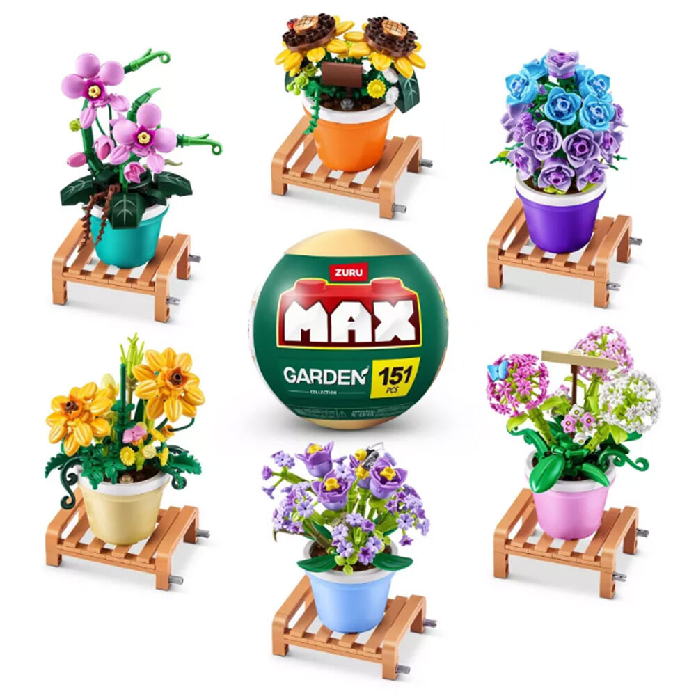 image of MAX Build Blocks- Potted Plants, Style May Vary