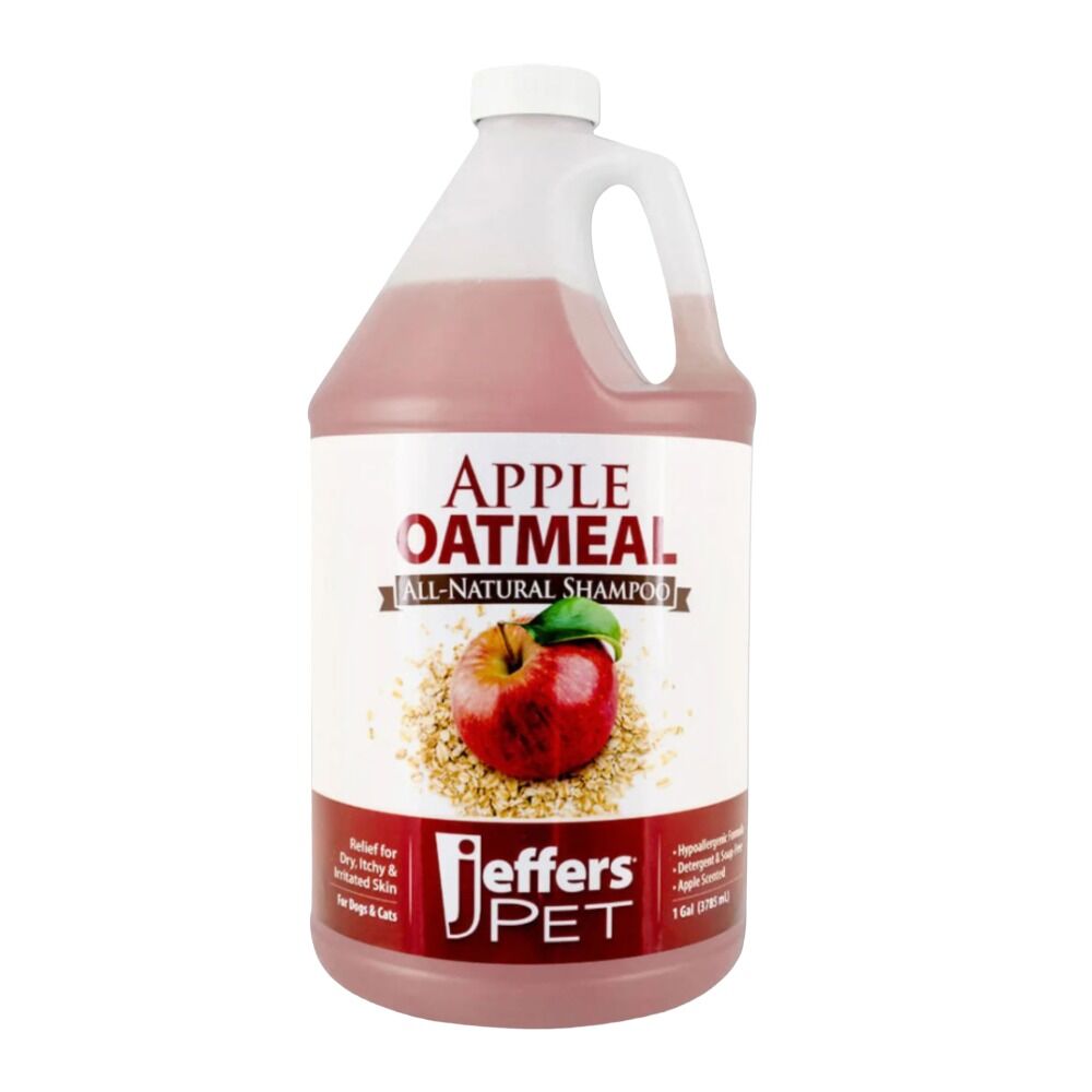 image of Apple Oatmeal Pet Shampoo for Dogs & Cats - 1 gallon