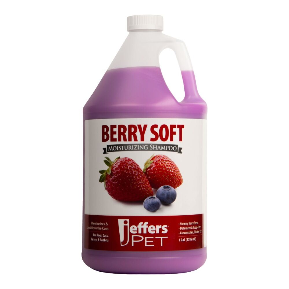 image of Moisturizing Pet Shampoo, Berry Soft Scent, 1 gallon