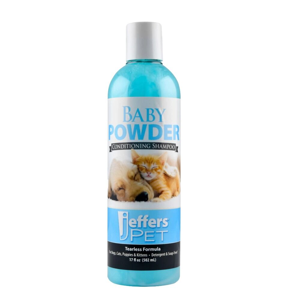 image of Baby Powder Scent Conditioning Shampoo for Dogs & Cats - 17 oz