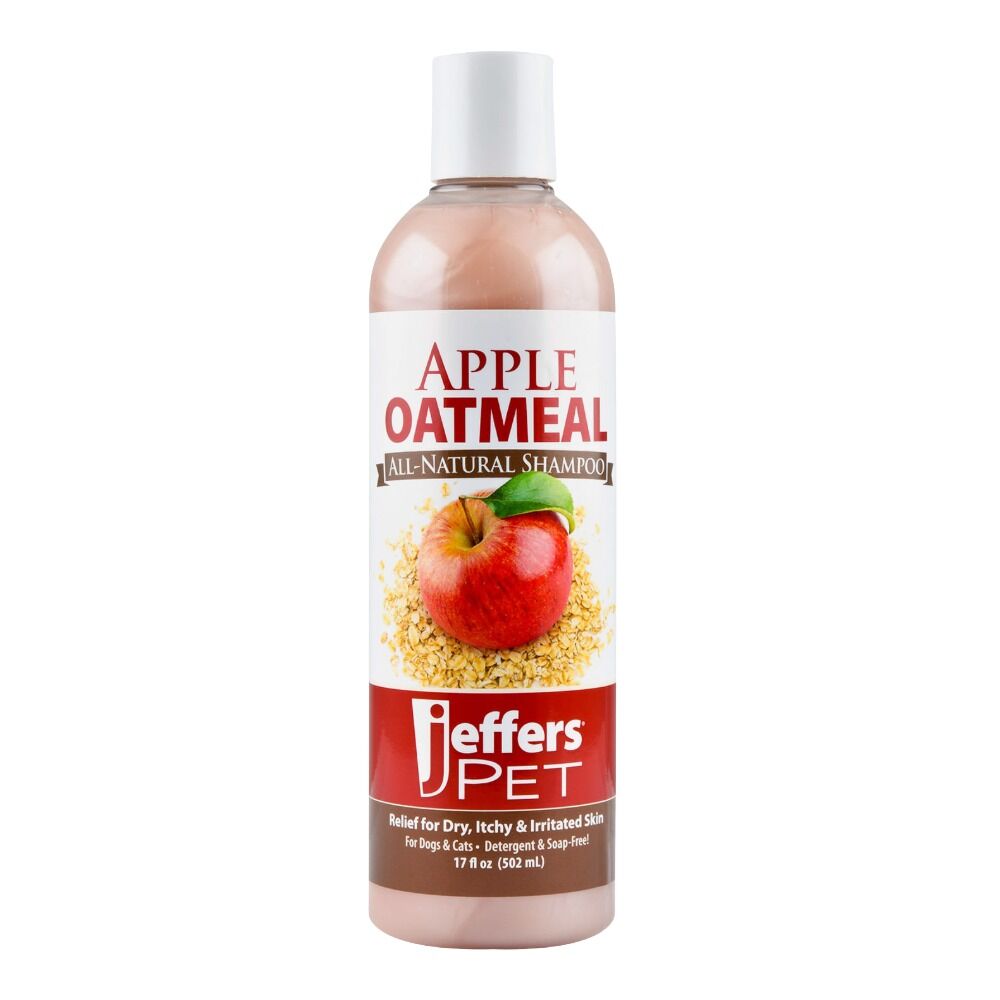 image of Pet Apple Oatmeal Pet Shampoo for Dogs & Cats - 17 oz