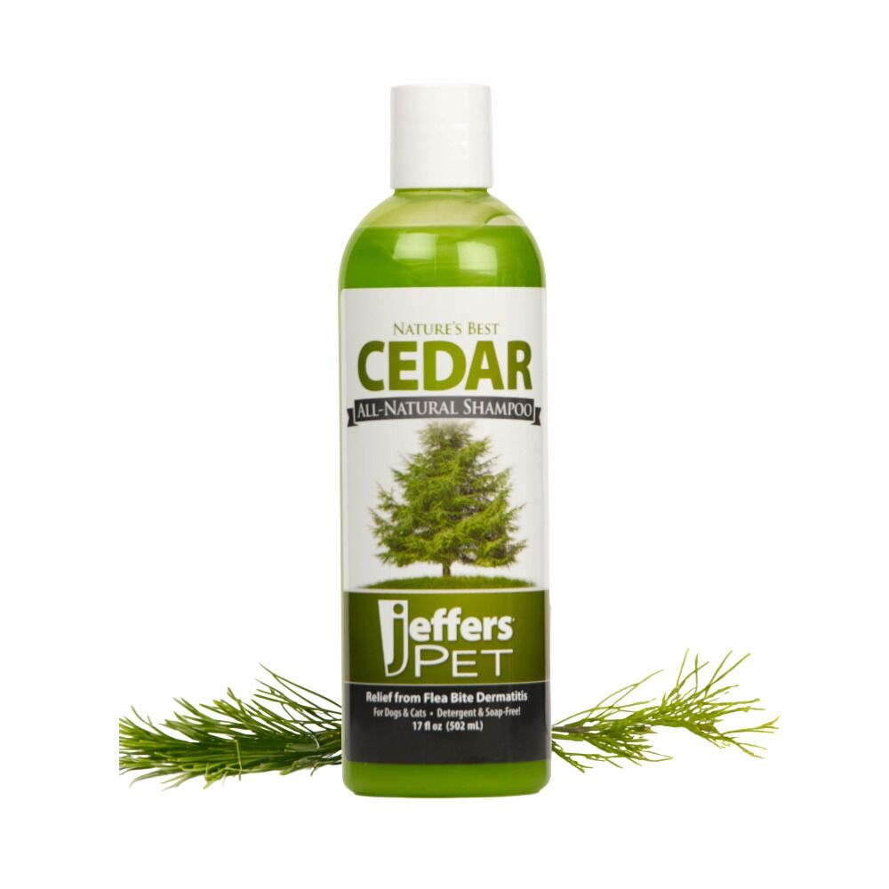 image of Nature’s Best Cedar All Natural Shampoo for Dogs & Cats - 17 oz