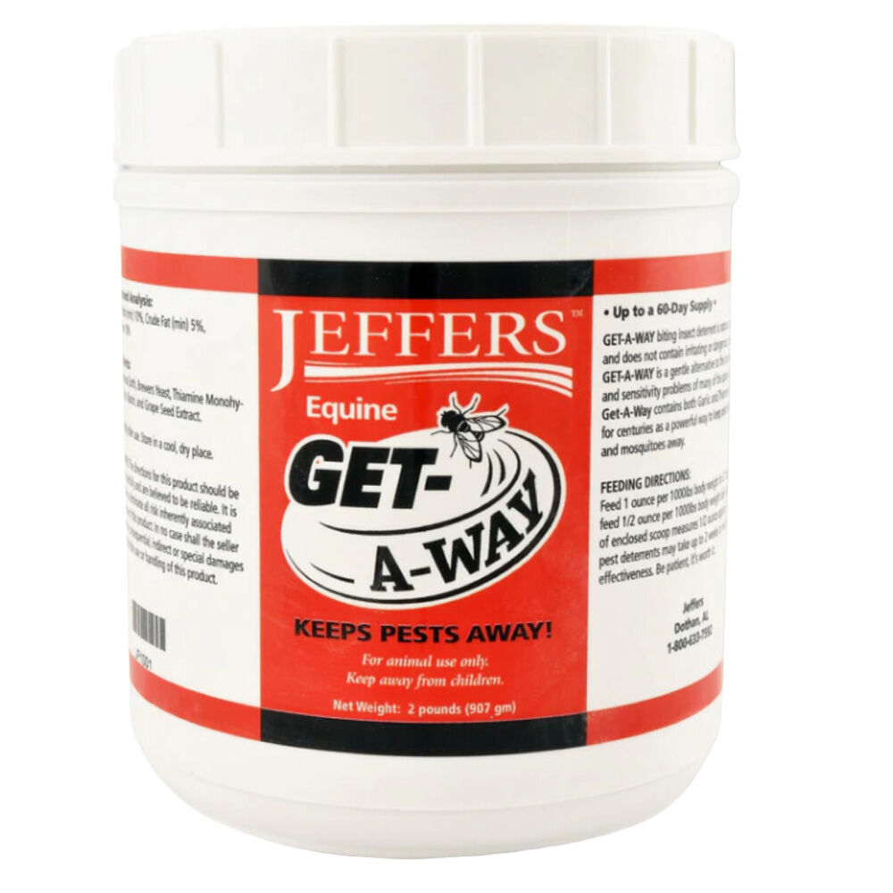 image of Equine Get -A -Way Feed -Thru Biting Insect Deterrent Supplement for Horses 