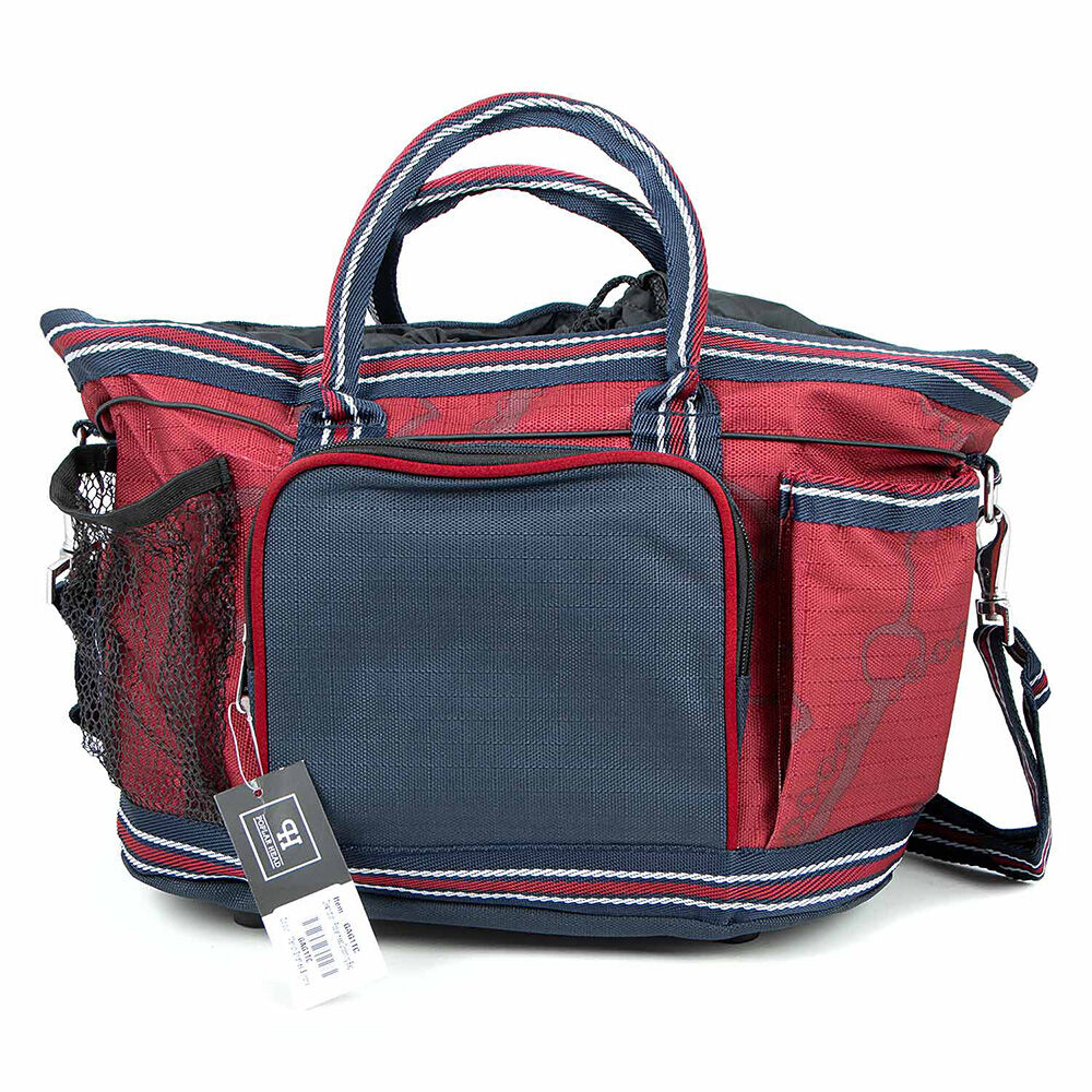 image of Poplar Head Grooming Bag - Merlot Snaffles & Irons