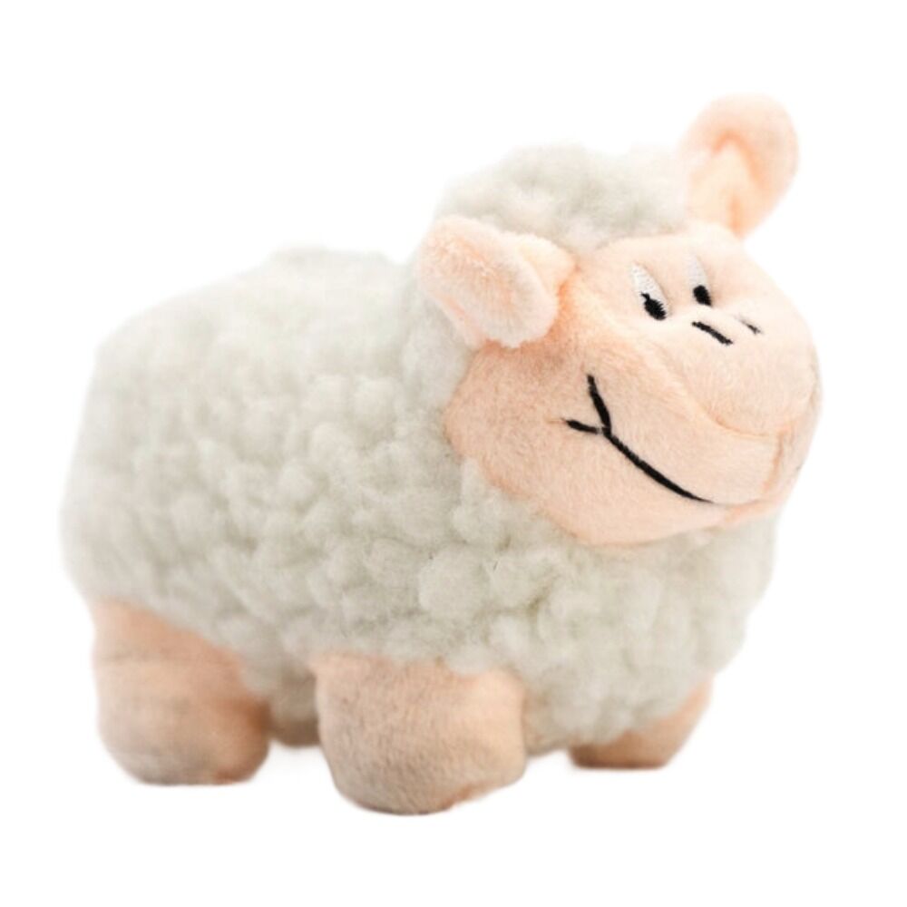 image of Fleecy Lamb Squeaker Dog Toy 