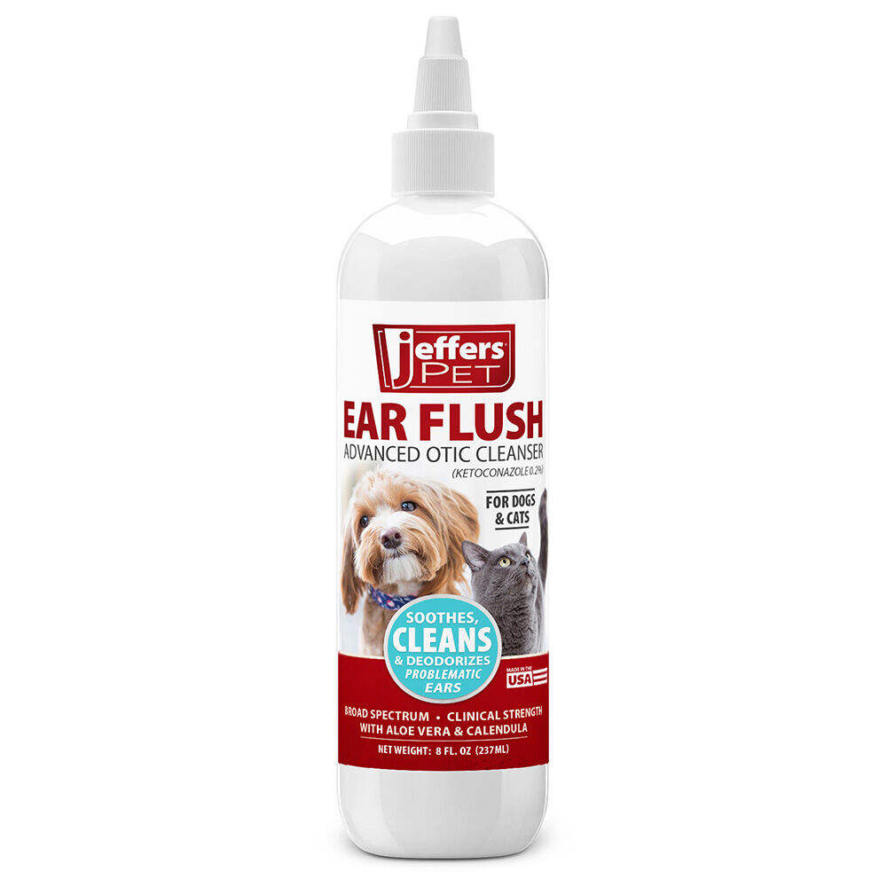 image of Ear Flush for Dogs - Cats & Puppies, 8 oz