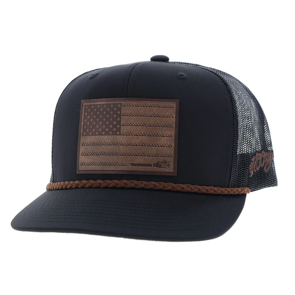 image of Men's Liberty Roper Leather Patch Cap